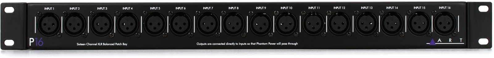 ART P16 16-channel XLR Balanced Patchbay
