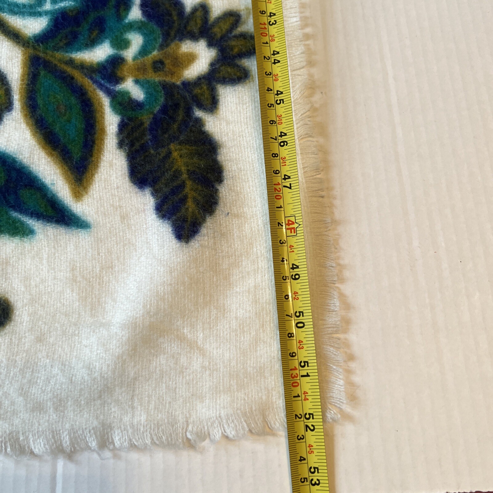 Fraas Large 52" Square Multi-Color Scarf Polyester/see Details