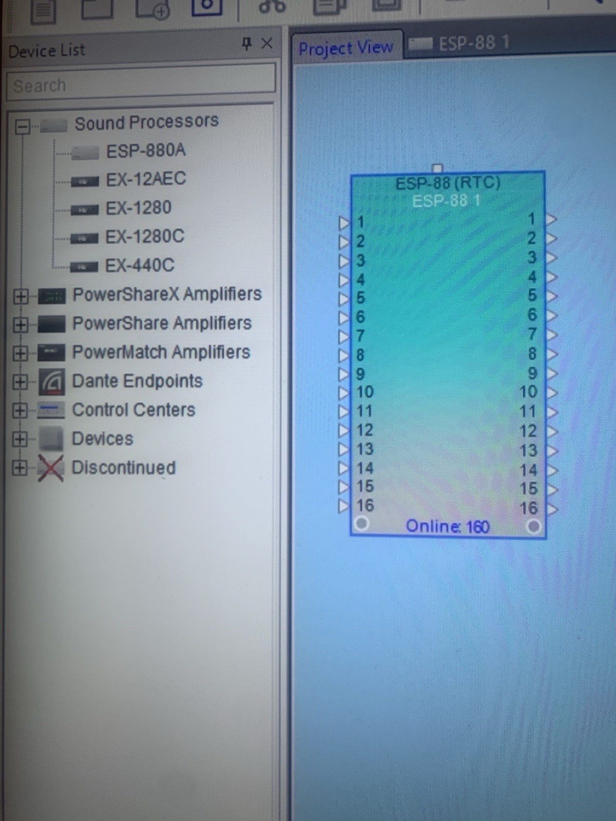 BOSE ESP-88 16x16 Loaded DSP Processor Tested working. 2025 Firmware Installed!