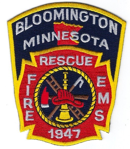 MINNESOTA - Bloomington Fire ~ Rescue ~ EMS  [Shoulder Patch]
