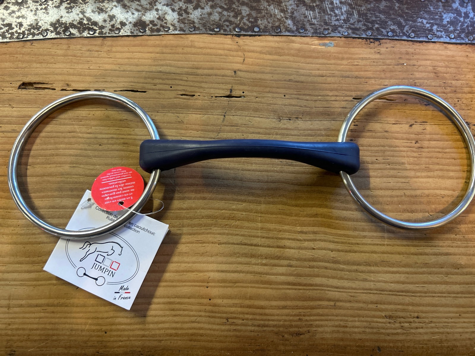 Jump'In Loose Ring Rubber Mullen Bit