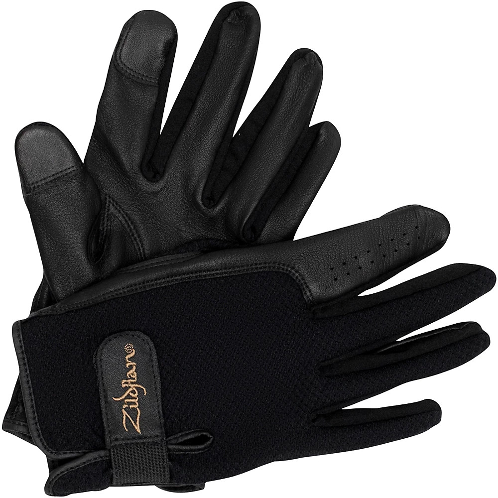 Zildjian Touchscreen Drummers Gloves Extra Large Black