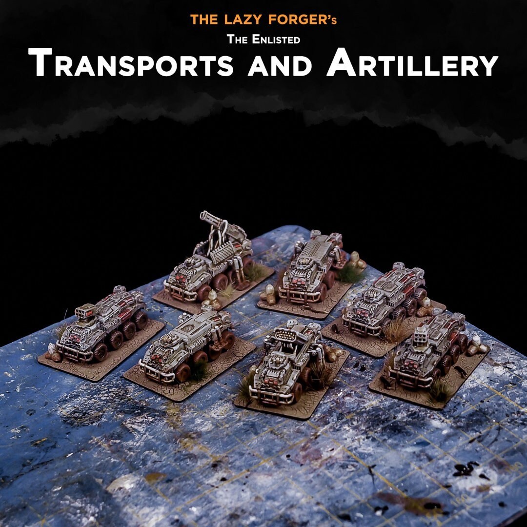 2 Player set - 6mm - The Enlisted vs The Tech - Infantry - Epic - Resin