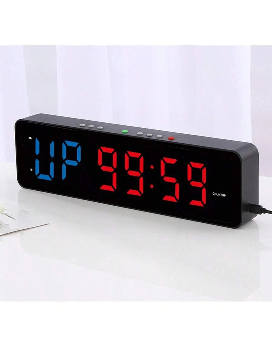 Multifunctional timer, countdown function, LED clock for home gym use, electroni