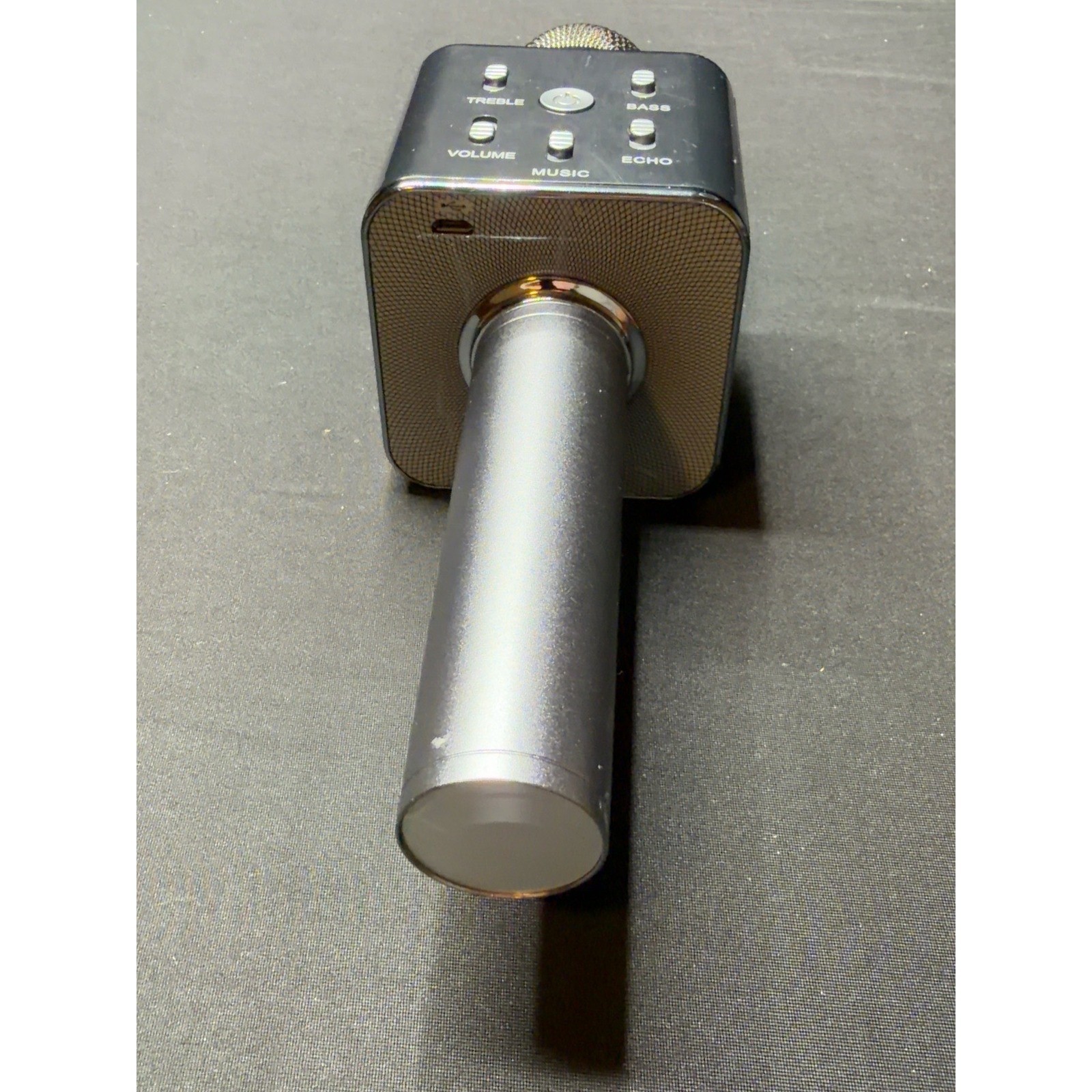 MyKaraoke Bluetooth Wireless Karaoke Microphone Speaker Tested Working Black