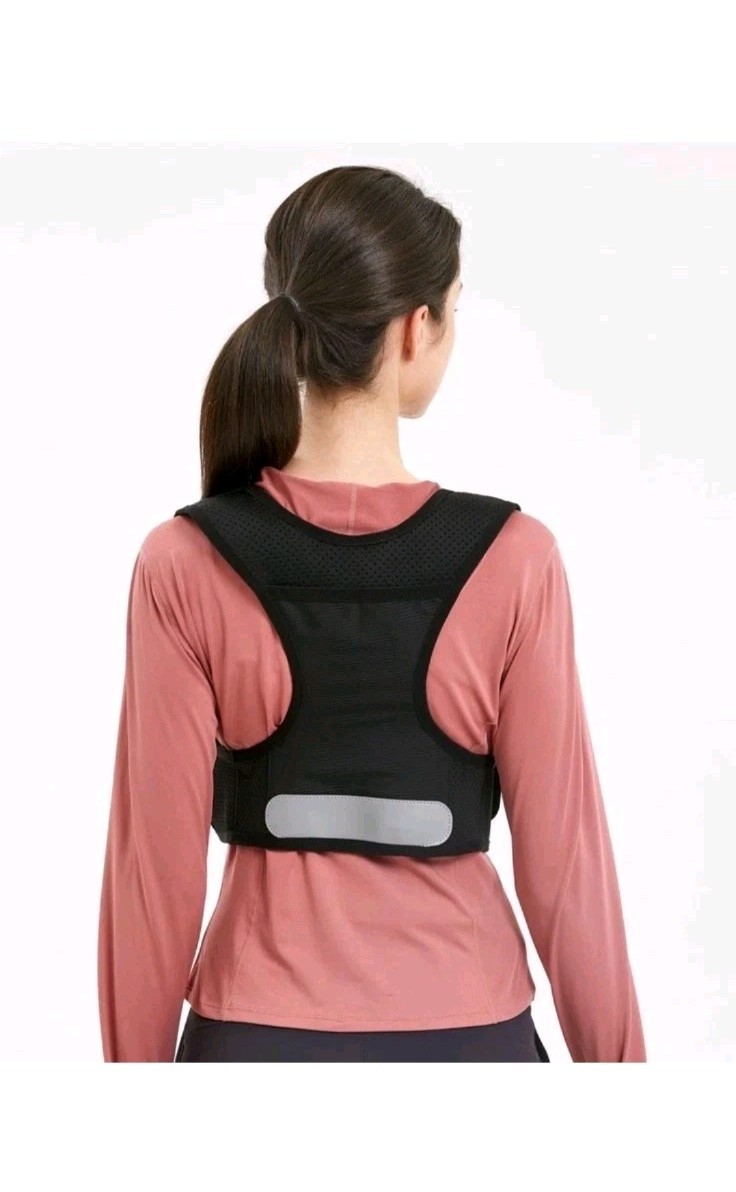 Zelvot Hydration Adjustable Hiking Running Vest No Flask Black Size Small