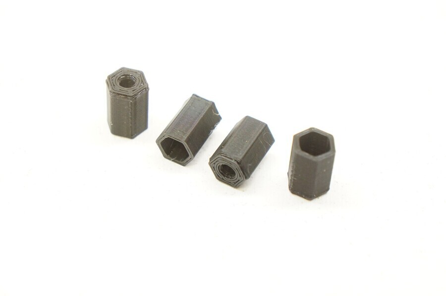 5mm to 7mm wheel hex hub adapters for WPL D12 2wd RC Truck SCX24 Wheels 1/24