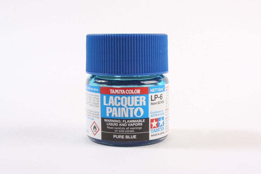 Tamiya 82106 LP-6 Pure Blue Lacquer Paint 10ml TAM82106 - US