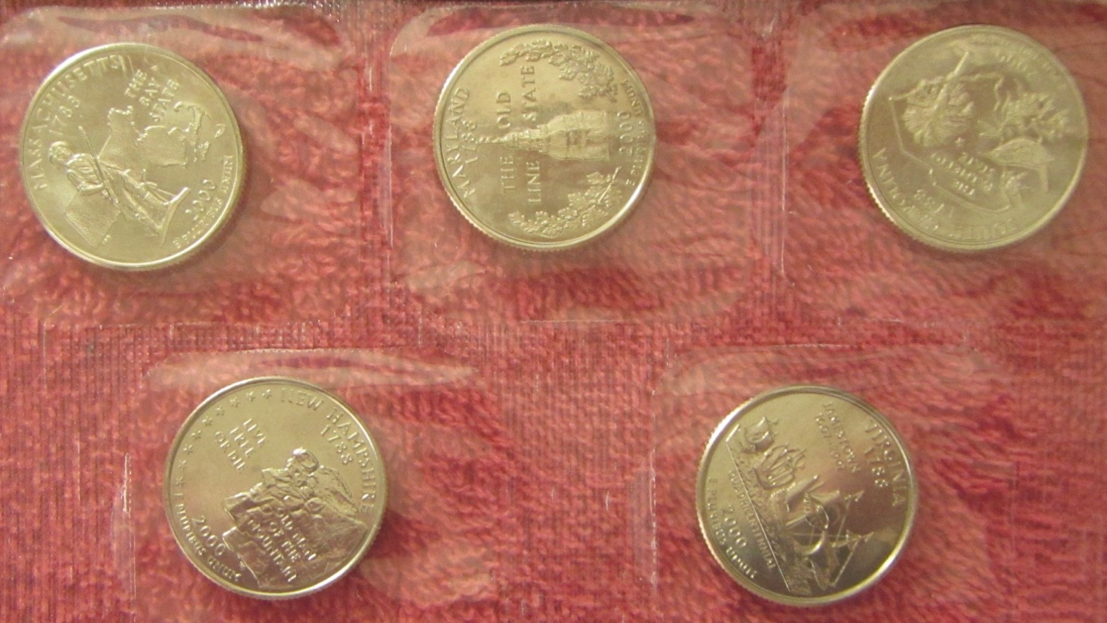 2000 Uncirculated Coin Set U.S Mint Original Government Packaging P&D mints