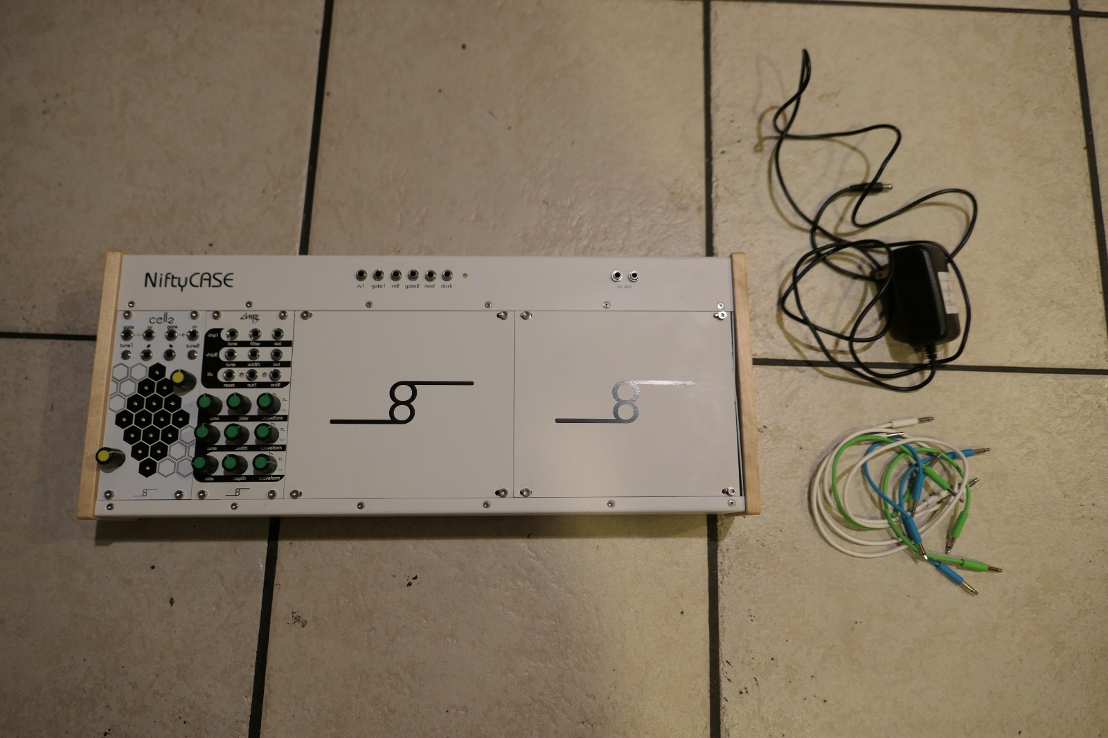 Cre8audio NiftyCASE BUNDLE Eurorack Case + Chipz & Cellz Nifty