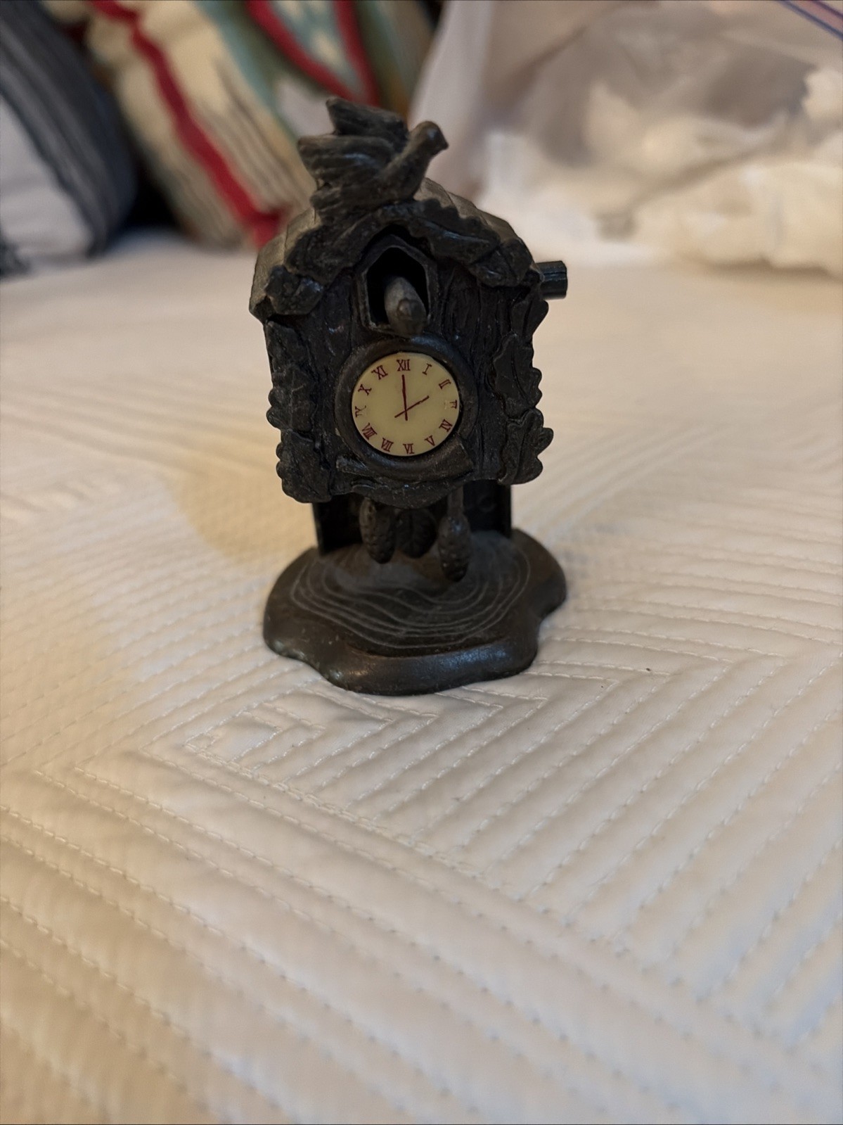 Vintage Miniature PENCIL SHARPENER "Antique CUCKOO CLOCK"
