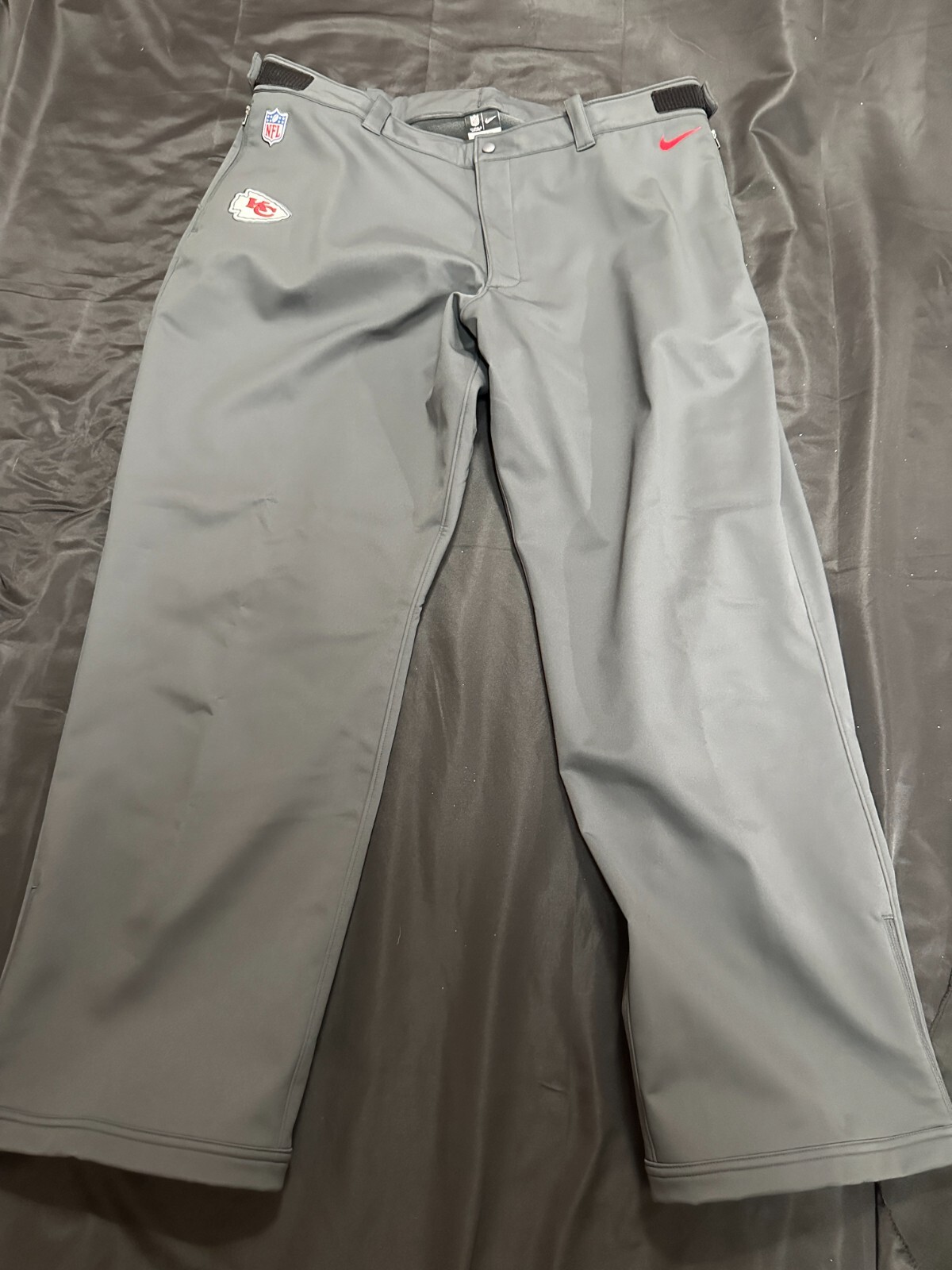 Nike NFL On Field Rain Pants Men’s 2XL Grey Kansas City Chiefs Storm 510480-060