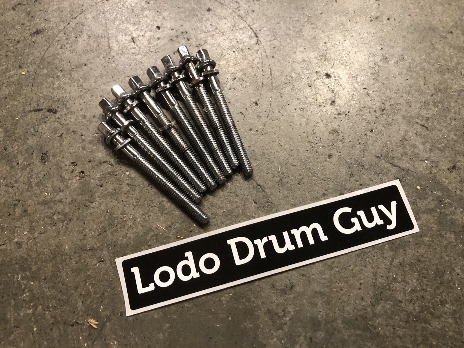 (8) Yamaha Tom Snare Drum Tension Rods w/Washers UK YOU GET ALL EIGHT #MK3