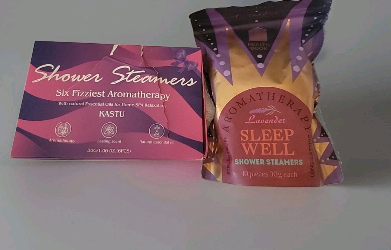 HealthBook Sleep Well Aromatherapy Shower Steamers 10 Pk & 6  Kastu! Free Ship!