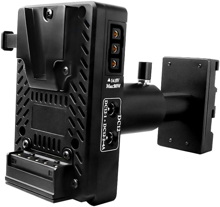 V-Mount Battery to BP-U Battery Conversion Adapter Plate for Sony Adjustable