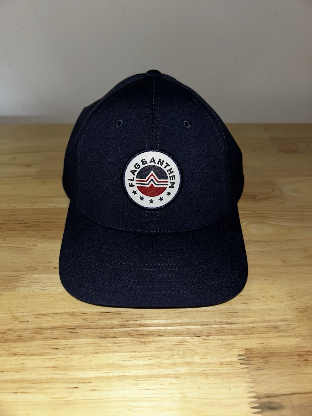 Flag & Anthem Men’s Adjustable Golf Hat Navy Blue Snap Back