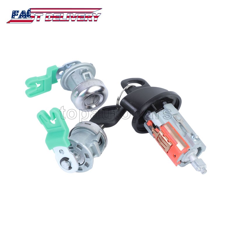 Ignition switch & lock cylinder set w/ 2 keys For Ford F150 F250 F350 F450 F550