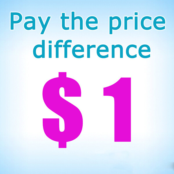 For the price difference, balance the order For different shipping fee