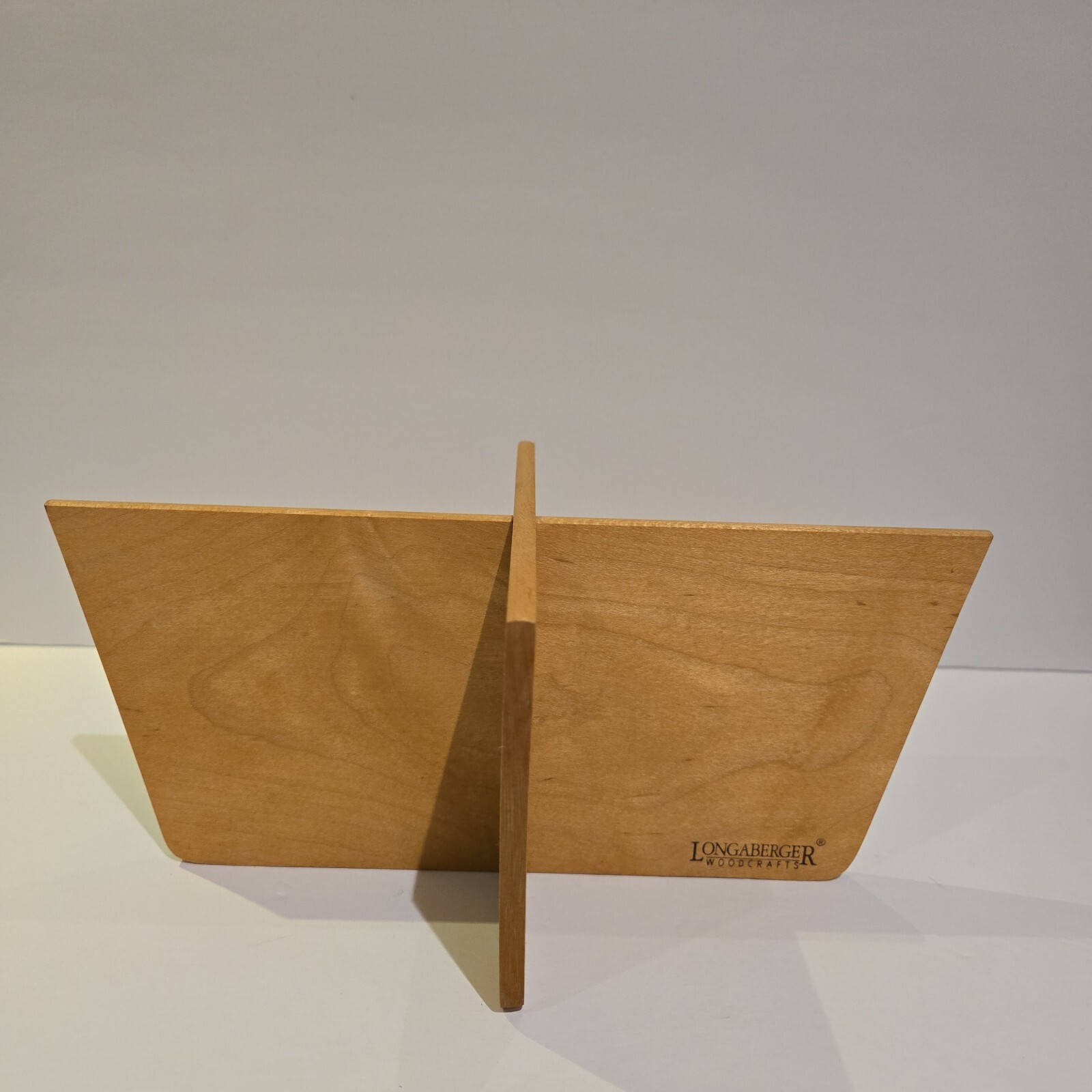 Longaberger Woodcrafts Wood 4 Section Divider Only NO Basket Insert 10" L