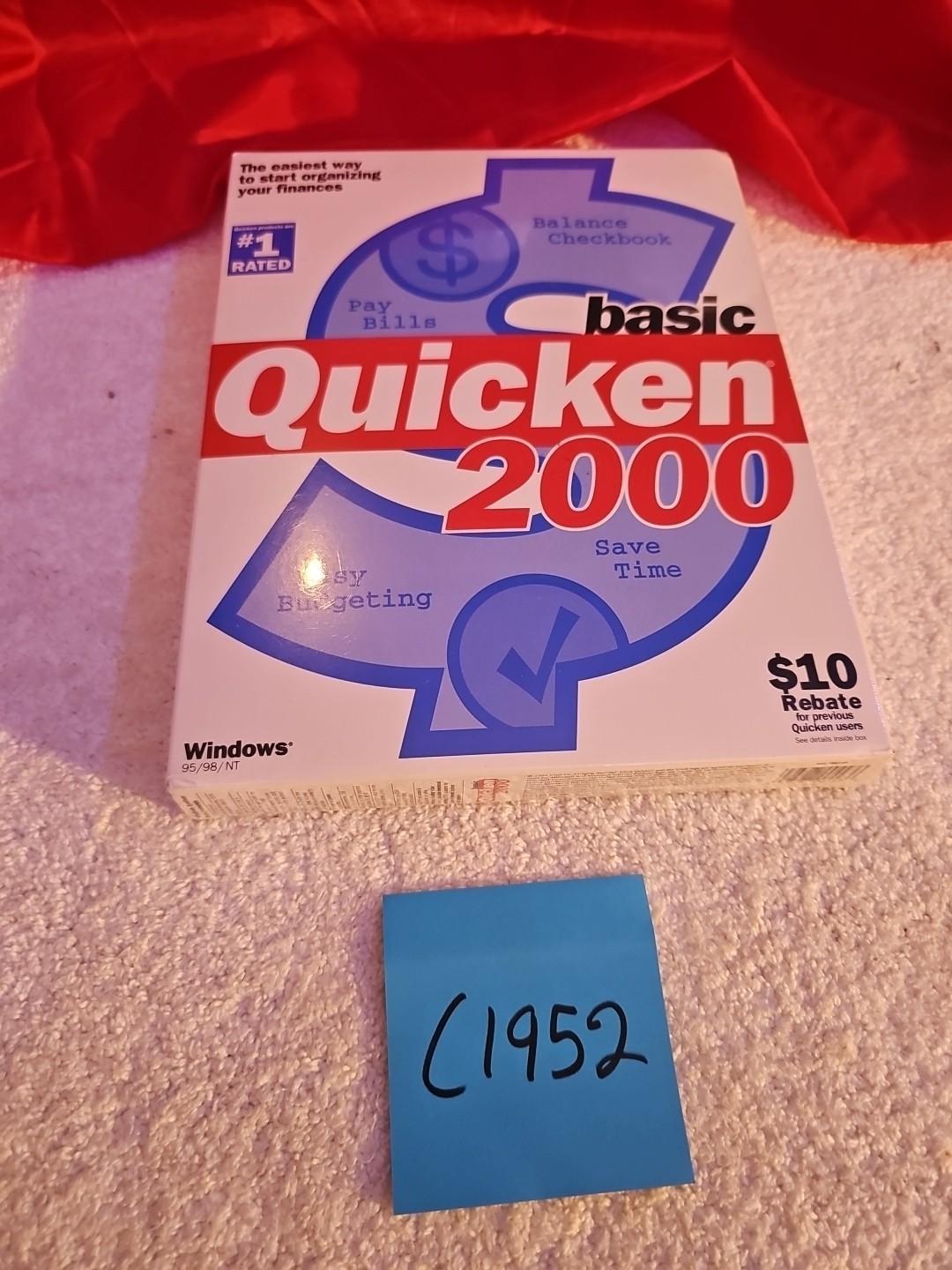 Intuit Quicken 2000 for Windows – Complete Boxed Financial Software NEW Sealed"