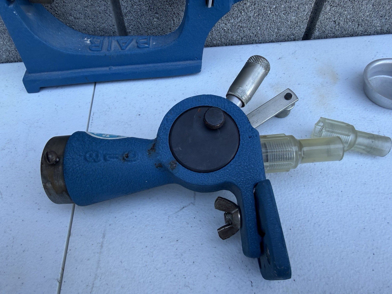 Bair Model 316 Reloading Powder Measure And 317 Scale - BOTH ARE INCOMPLETE