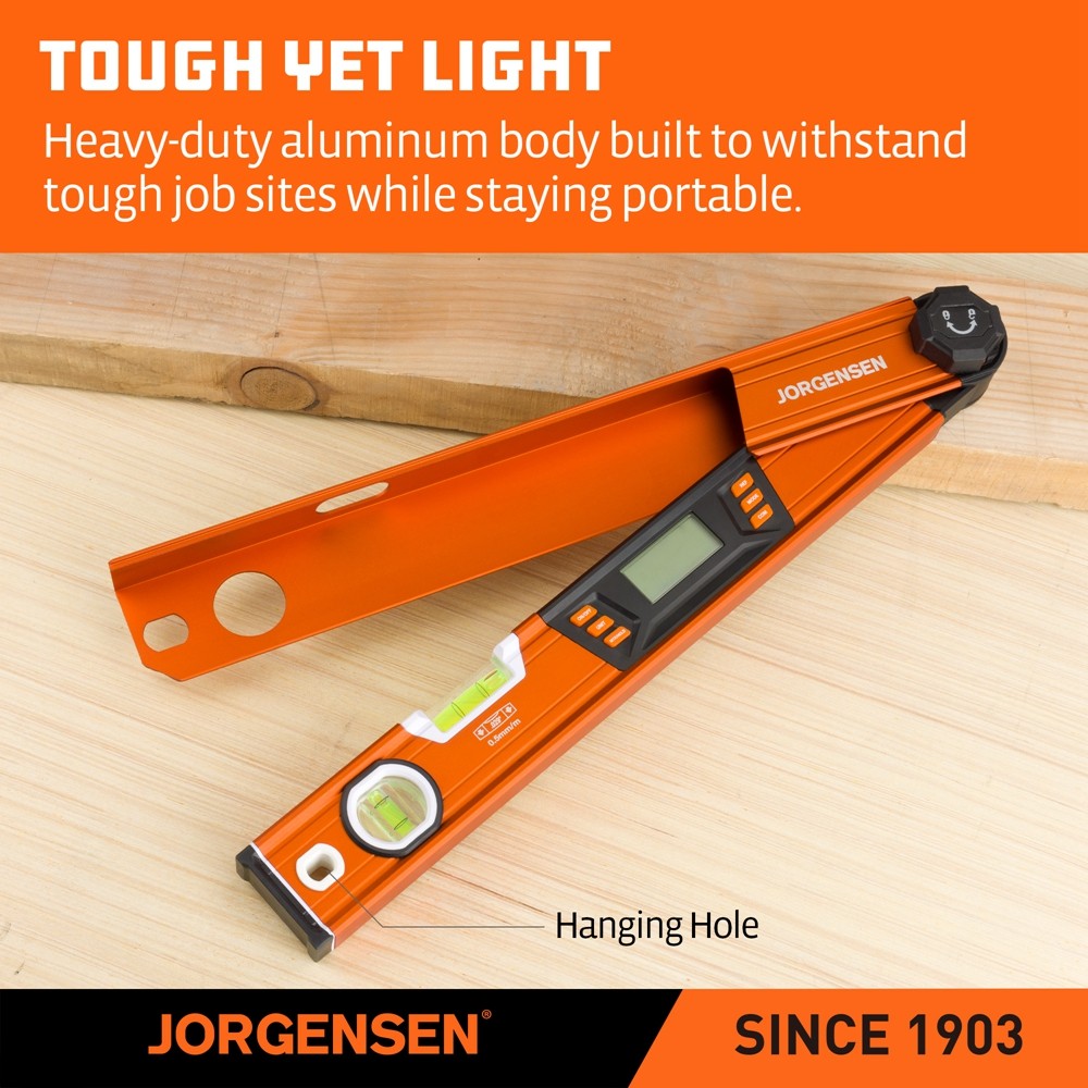Digital Angle Finder Multi-Angle Measuring Backlit LCD Protractor Digital Levels