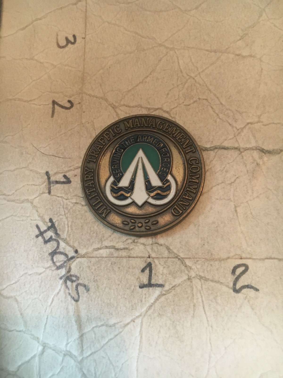 US Army Military Traffic Management Command CSM Challenge Coin 9/9/25