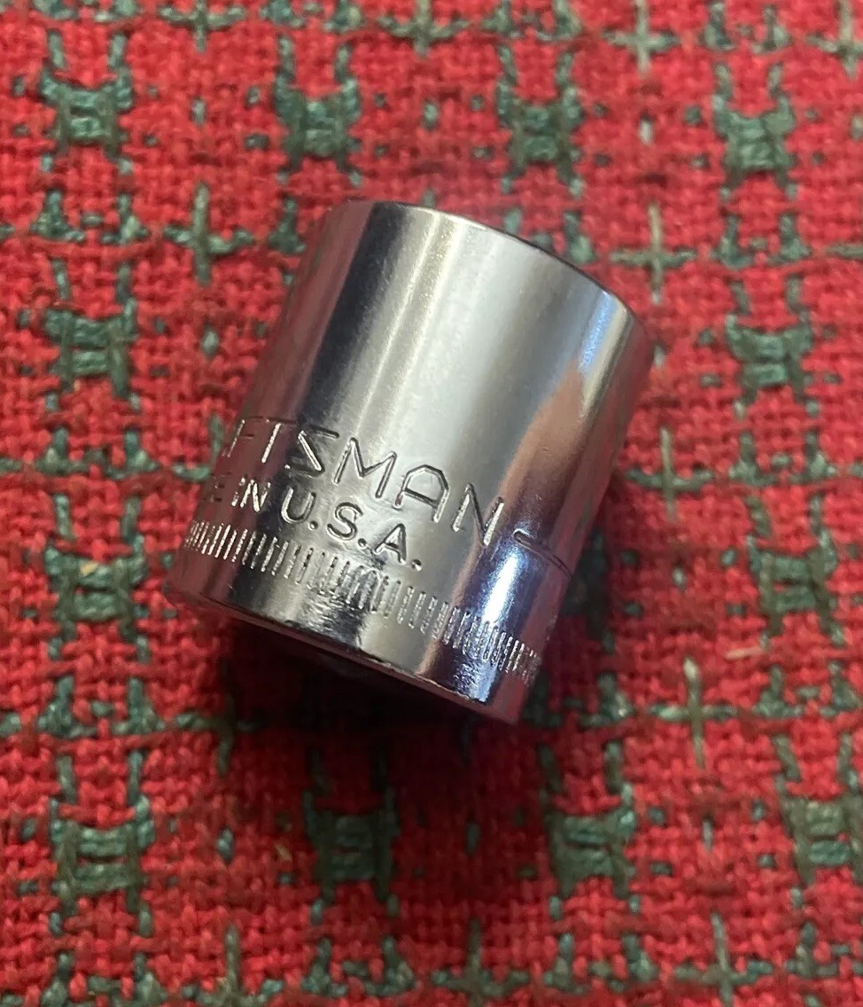 Vintage Craftsman 17mm Socket 3/8" Drive Socket USA   NOS