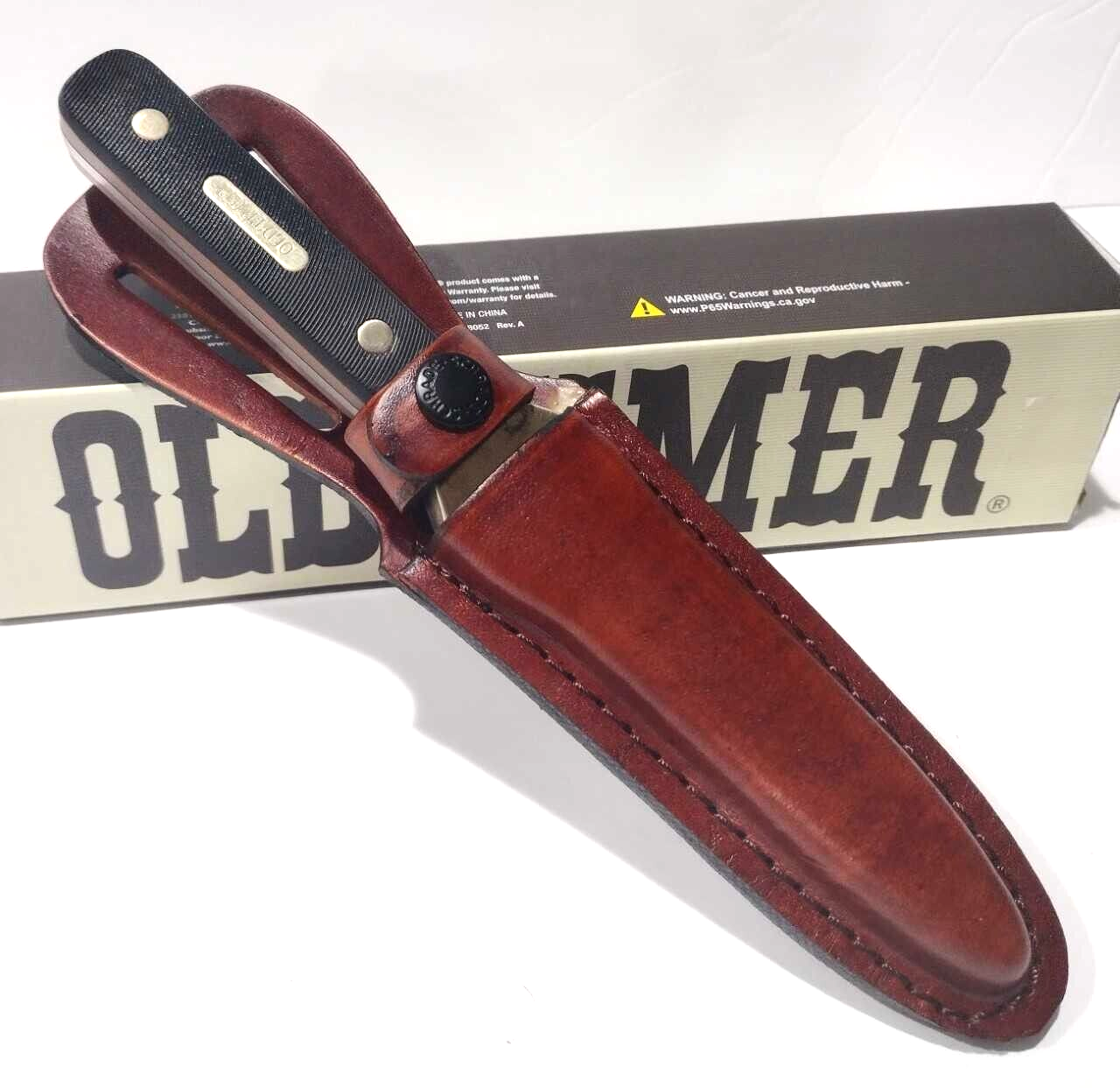 Schrade Old Timer Delrin Handles Full Tang Fixed Blade Throwing Boot Knife 162OT