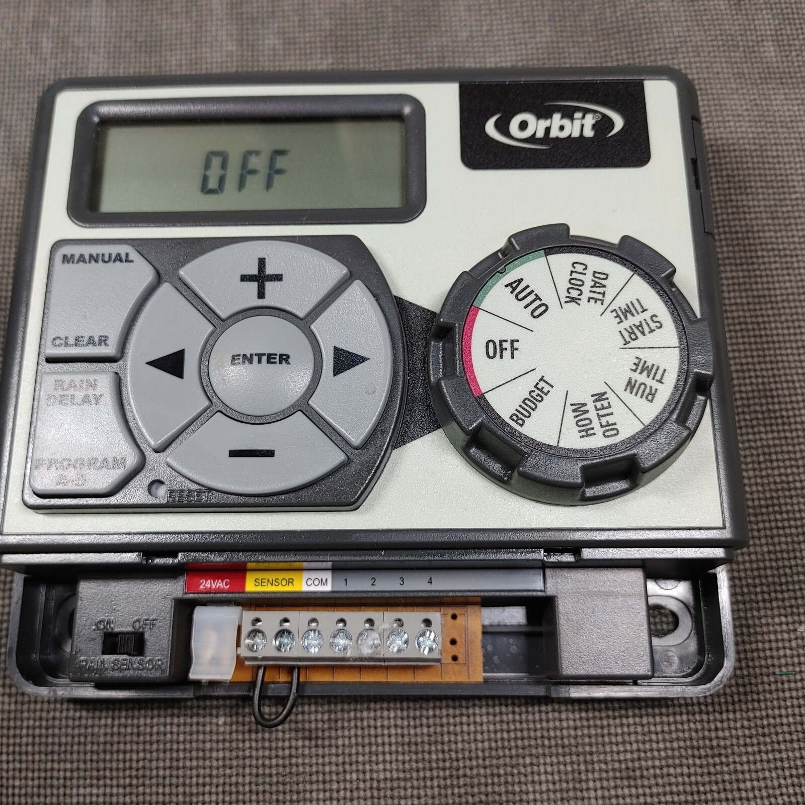 ORBIT 4-Station Indoor Sprinkler Timer/Controller With Easy-Dial Logic