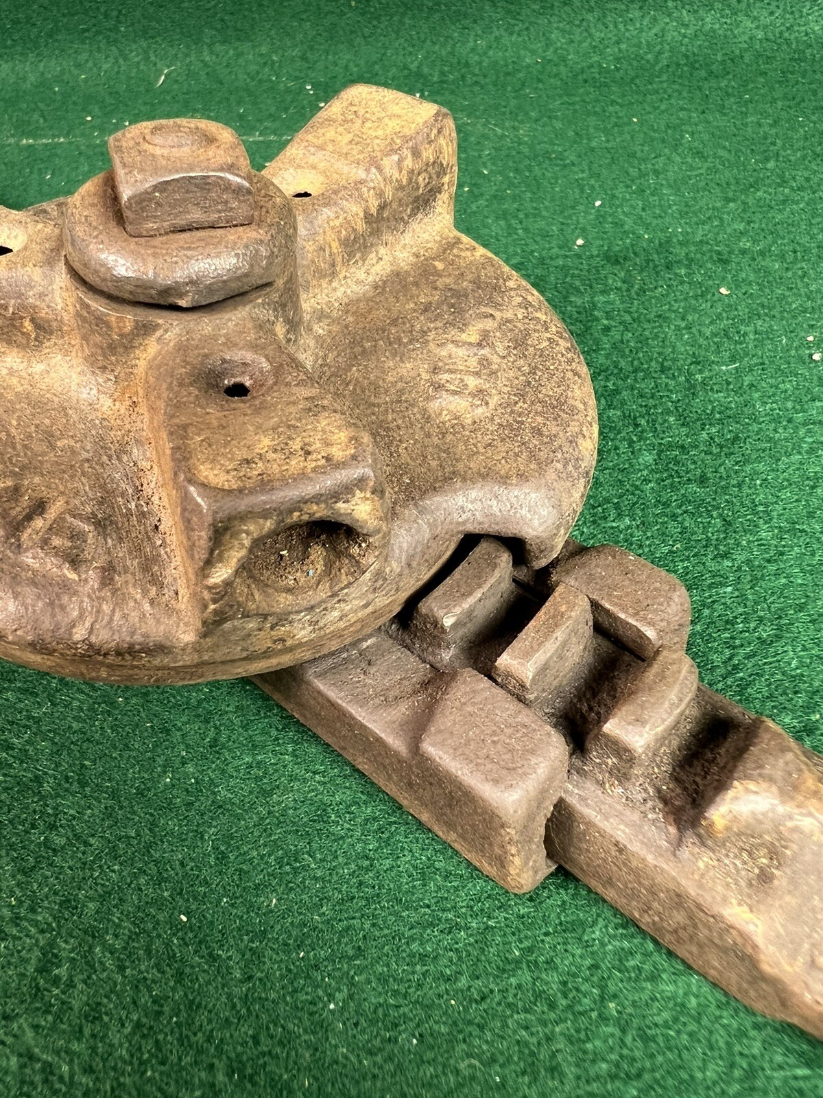 Rare Antique O.F. Smith Push Pull Tool Moline Illinois