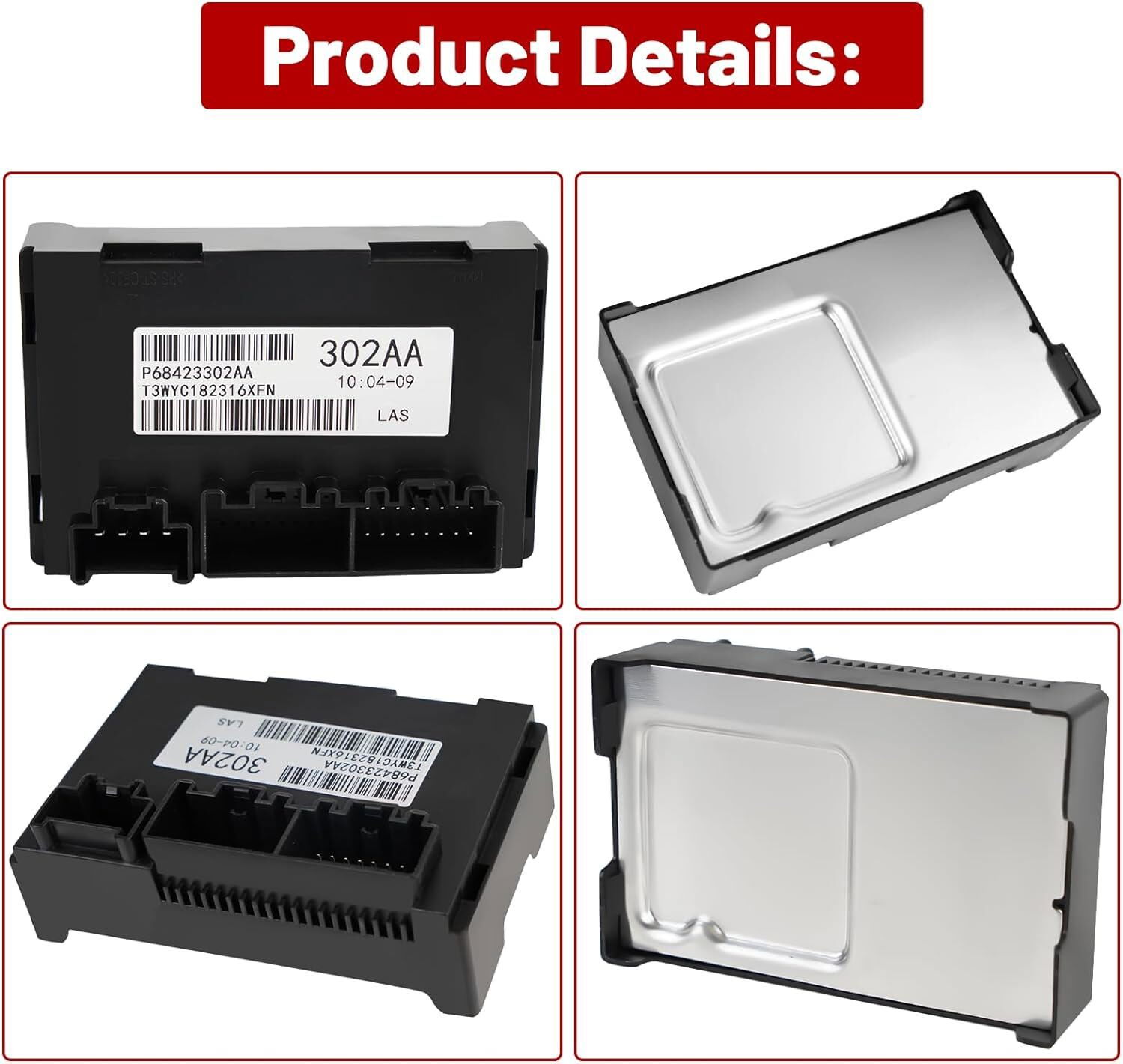 68423302AA Transfer Case Control Module For 2019-20 Jeep Grand Cherokee Durango