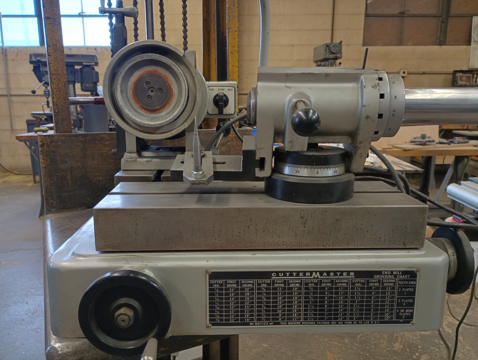 Cutter Master FCG-30 - Tool Grinder/ End Mill Sharpener