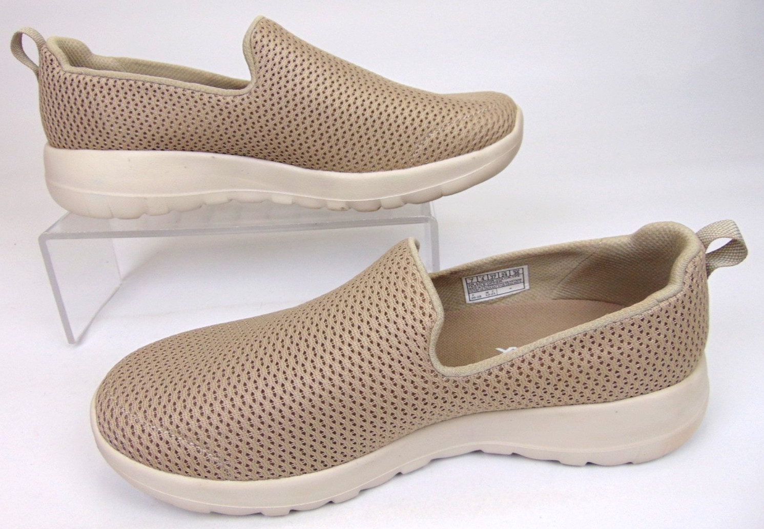 Skechers Go Walk Joy Casual Shoes Women's Comfort Sneakers Size 7.0 M, Beige