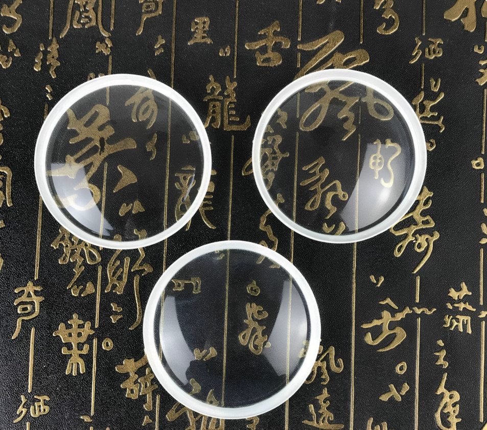 2pc 73mm Optical Glass Double Concave Lens Minifier Lens For Physics Experiment