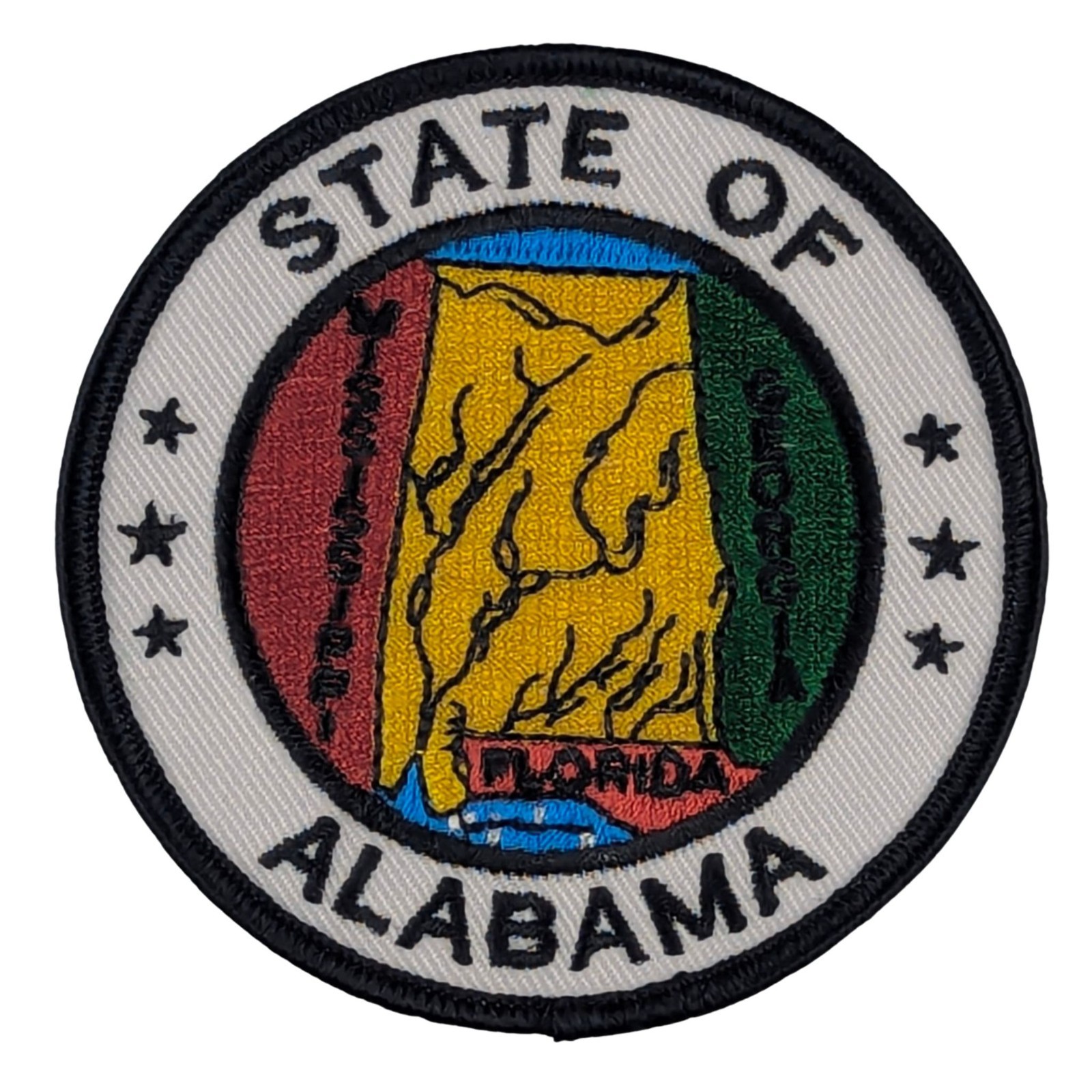 Alabama State Seal Embroidered Patch - Sew-On