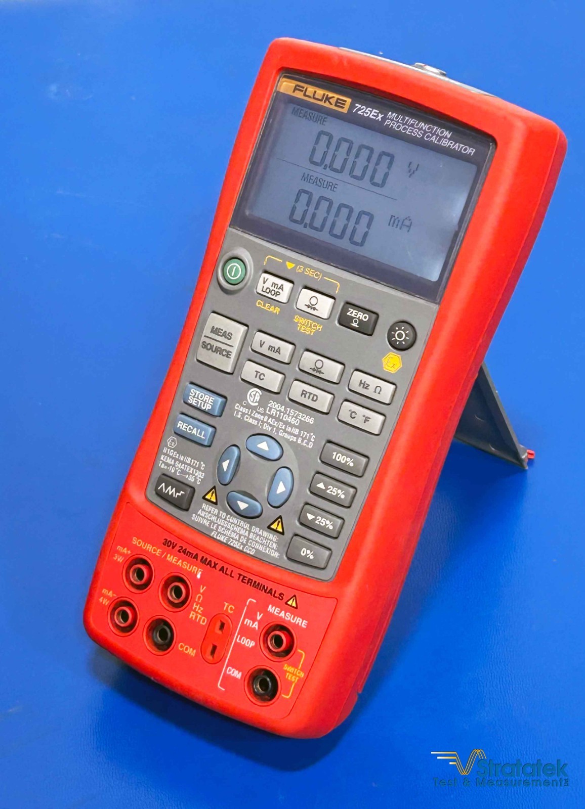 Fluke 725Ex Multifunction Process Calibrator Intrinsically Safe NIST Calibrated