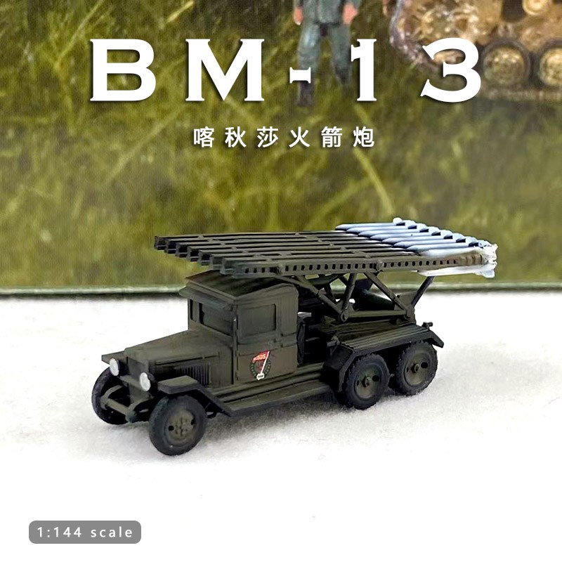 Tank World 1/144 BM-13 Katyusha Rocket Launcher Tank Model
