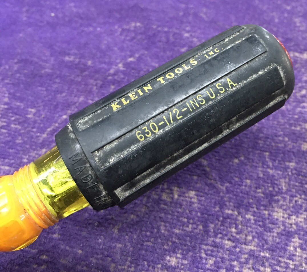 Klein USA 630 1/2" Insulated Nutdriver 1000V Tool
