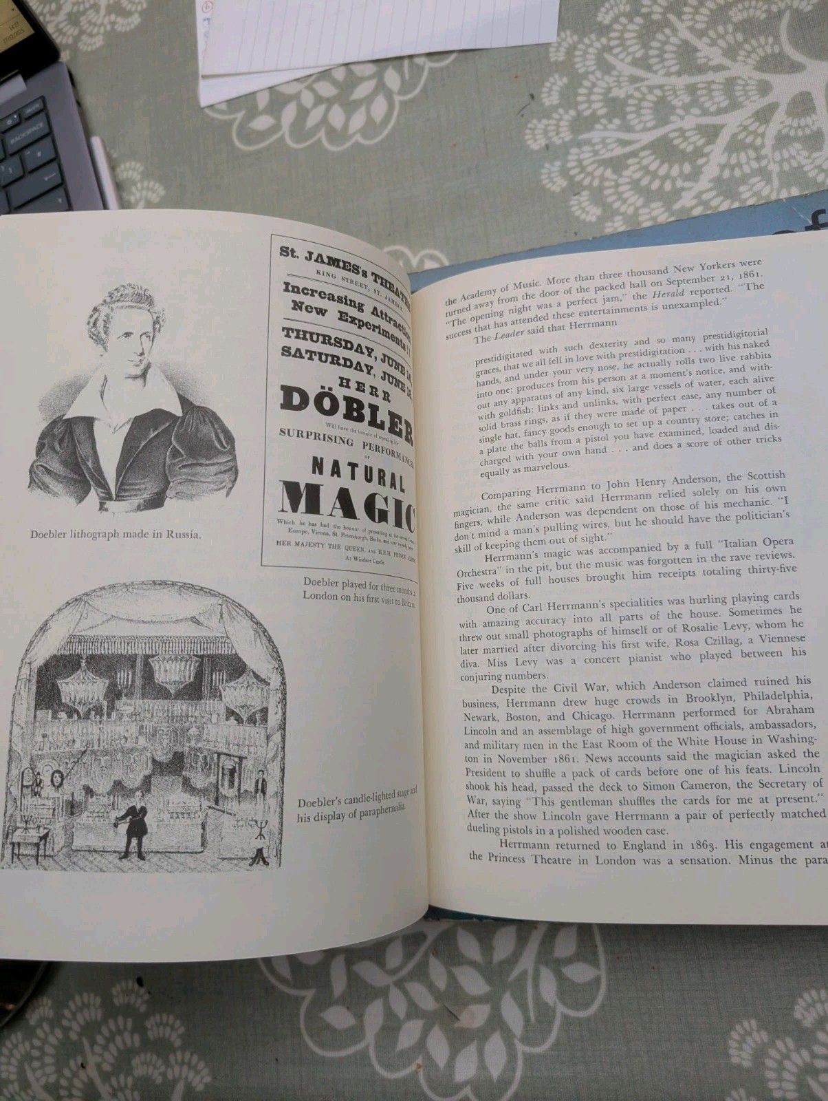 Two Magic History Books by Milbourne Christopher