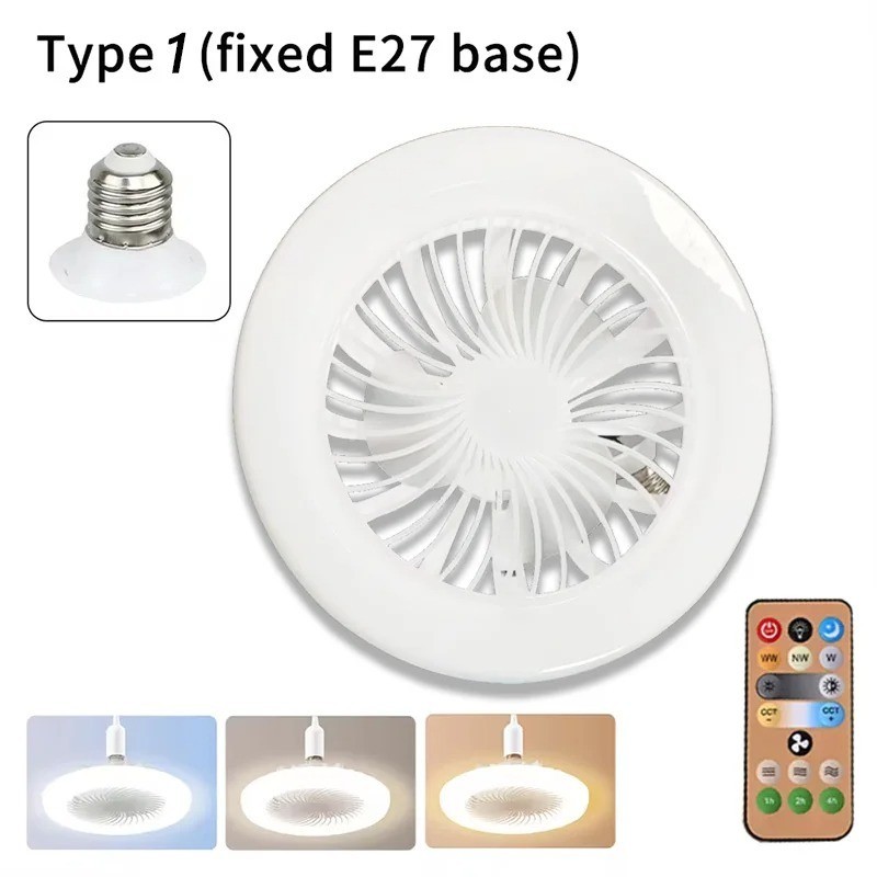 Dimmable Ceiling Fan with Lights and Remote Socket Fan light with Dimmable Led