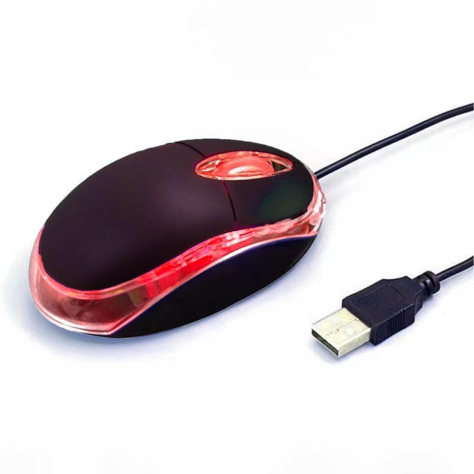 Wired Mini Optical Mouse with Ergonomic Design, USB Computer Mice for Laptops...