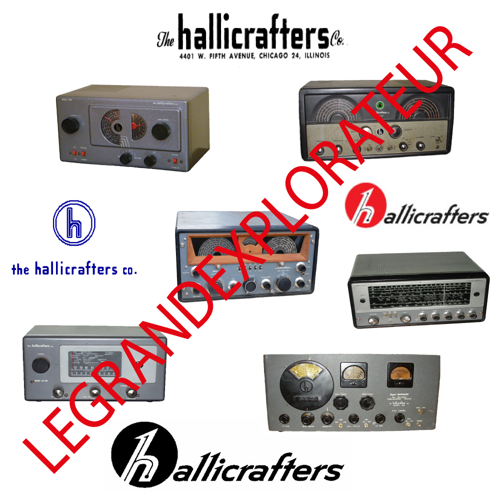 Huge Compilation 500 Hallicrafters Operation Repair Service manual Schematic DVD