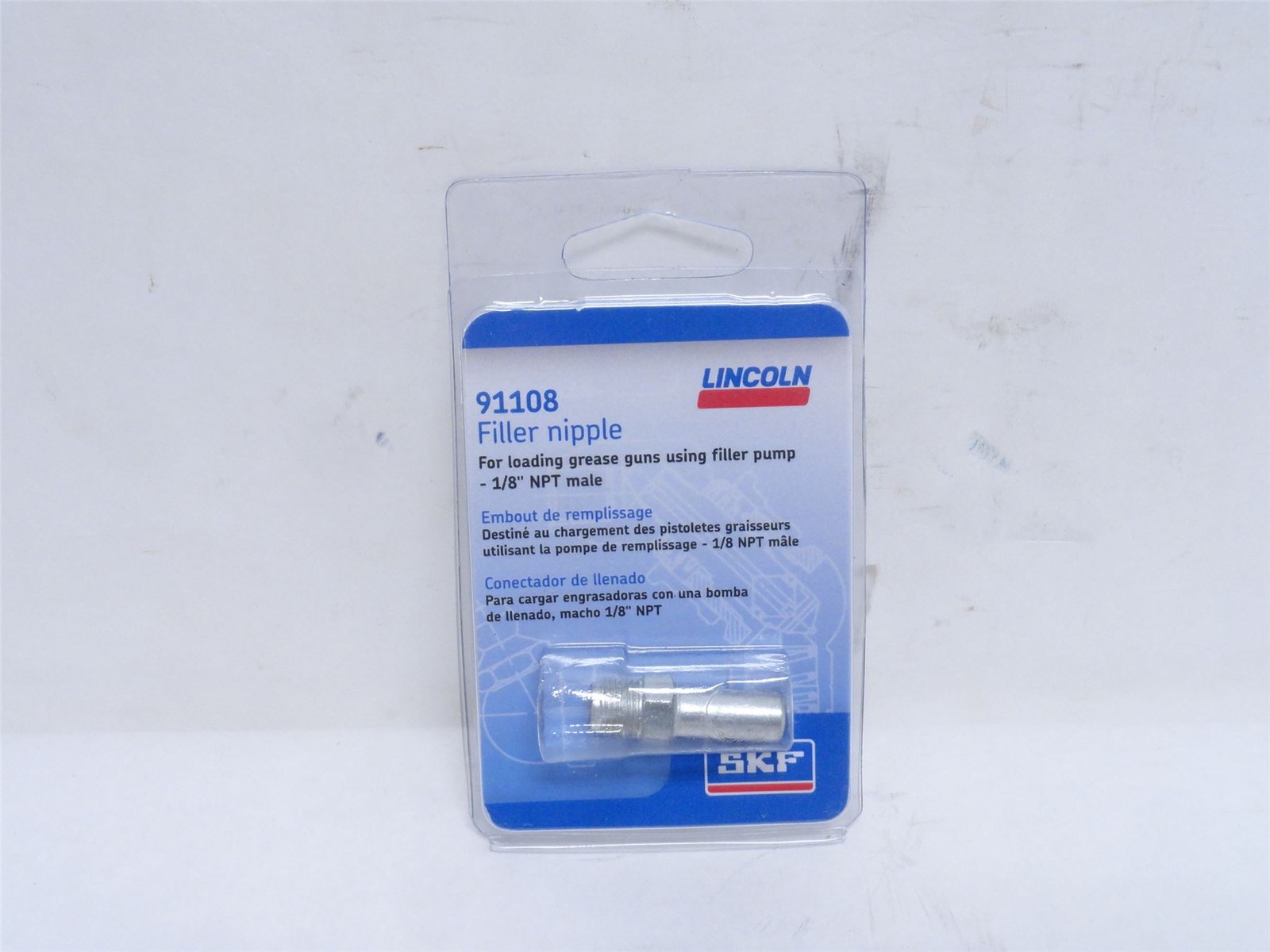 247507 New-No Box; Lincoln LN91108 Grease Gun Filler Nipple 1/8NPT
