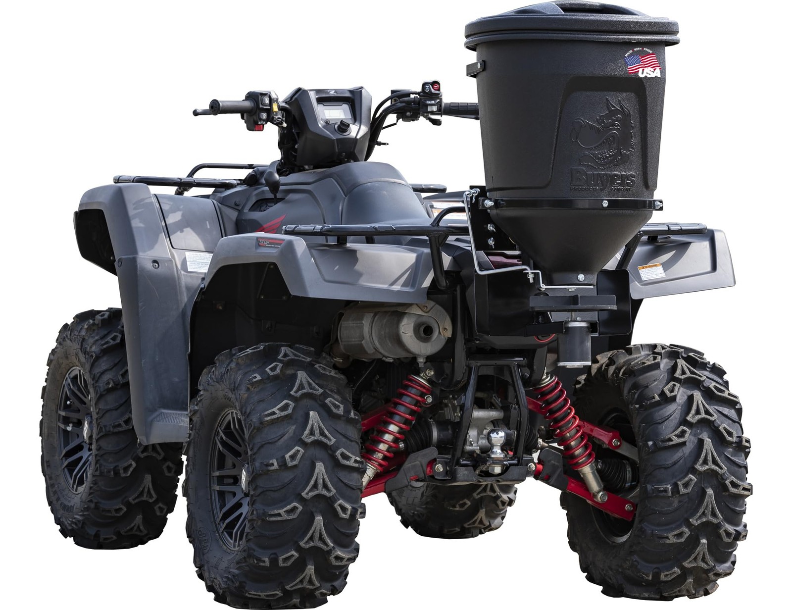 Buyers Products ATVS15A ATV All-Purpose Broadcast Spreader, 12, Black