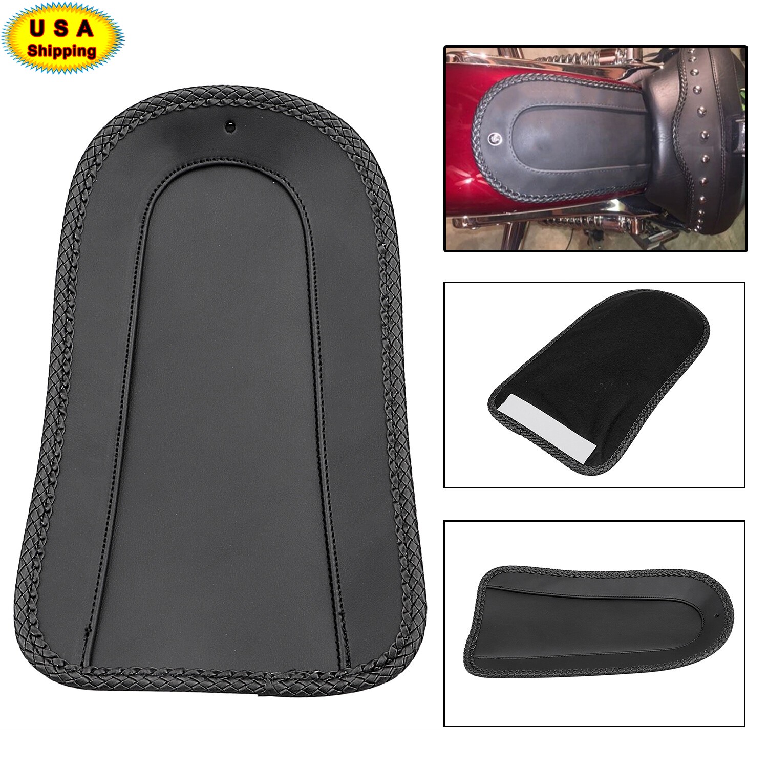 Black Rear Fender Bib Solo Seat For Honda VTX1800R VTX1800C VTX1300S VTX1300R US