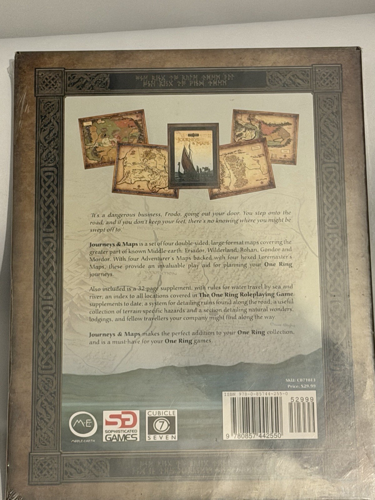 Cubicle7 The One Ring Journeys & Maps SW (New).