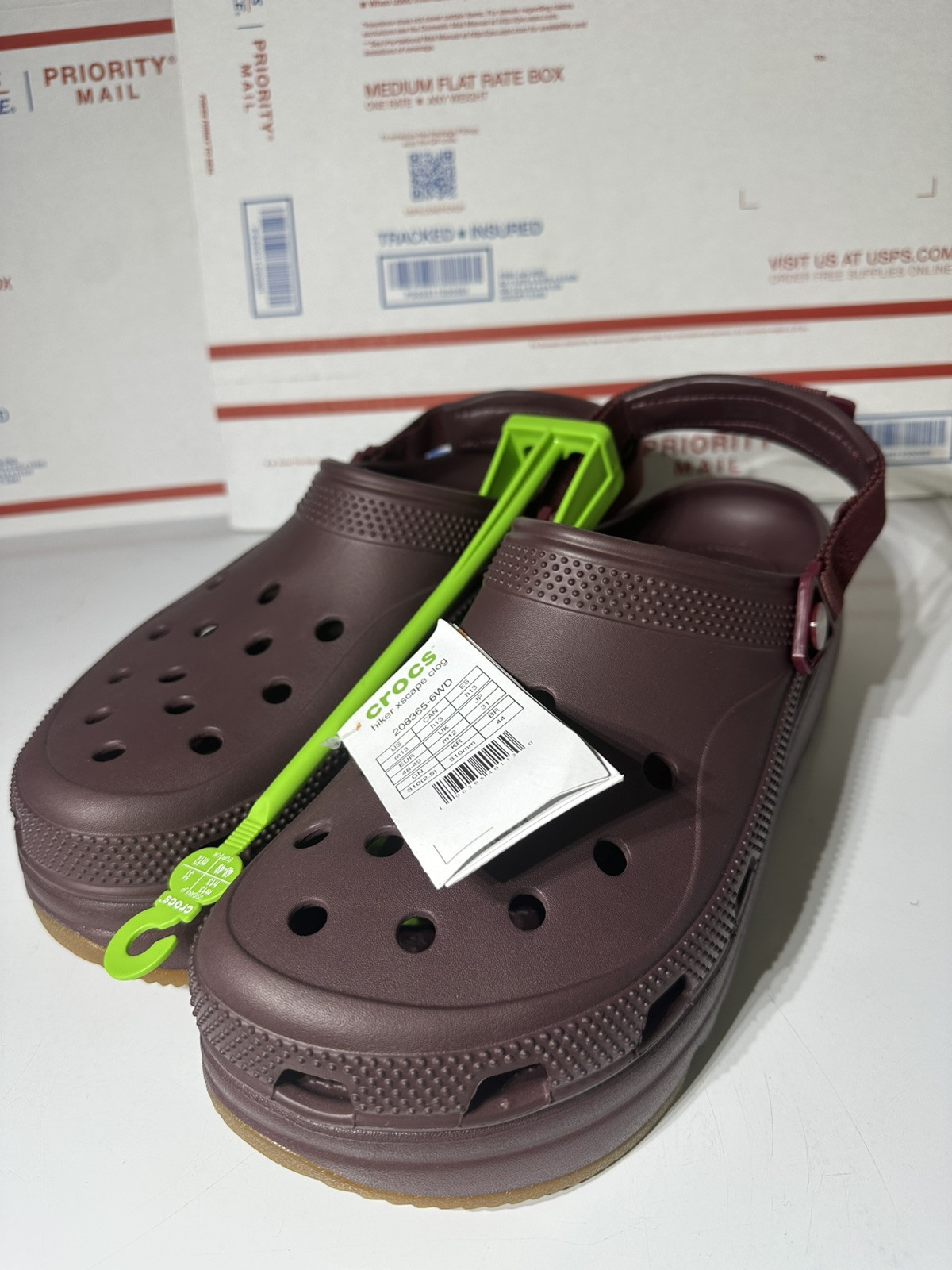 Crocs Classic Hiker Xscape Clog  Men's 13 Brand New NWT Fishing Camping Hunting