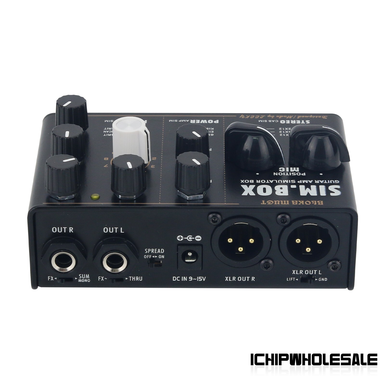 SIM BOX Electric Guitar Amp Simulator Box Cabinet DI Box Stomp Box Effect Pedal