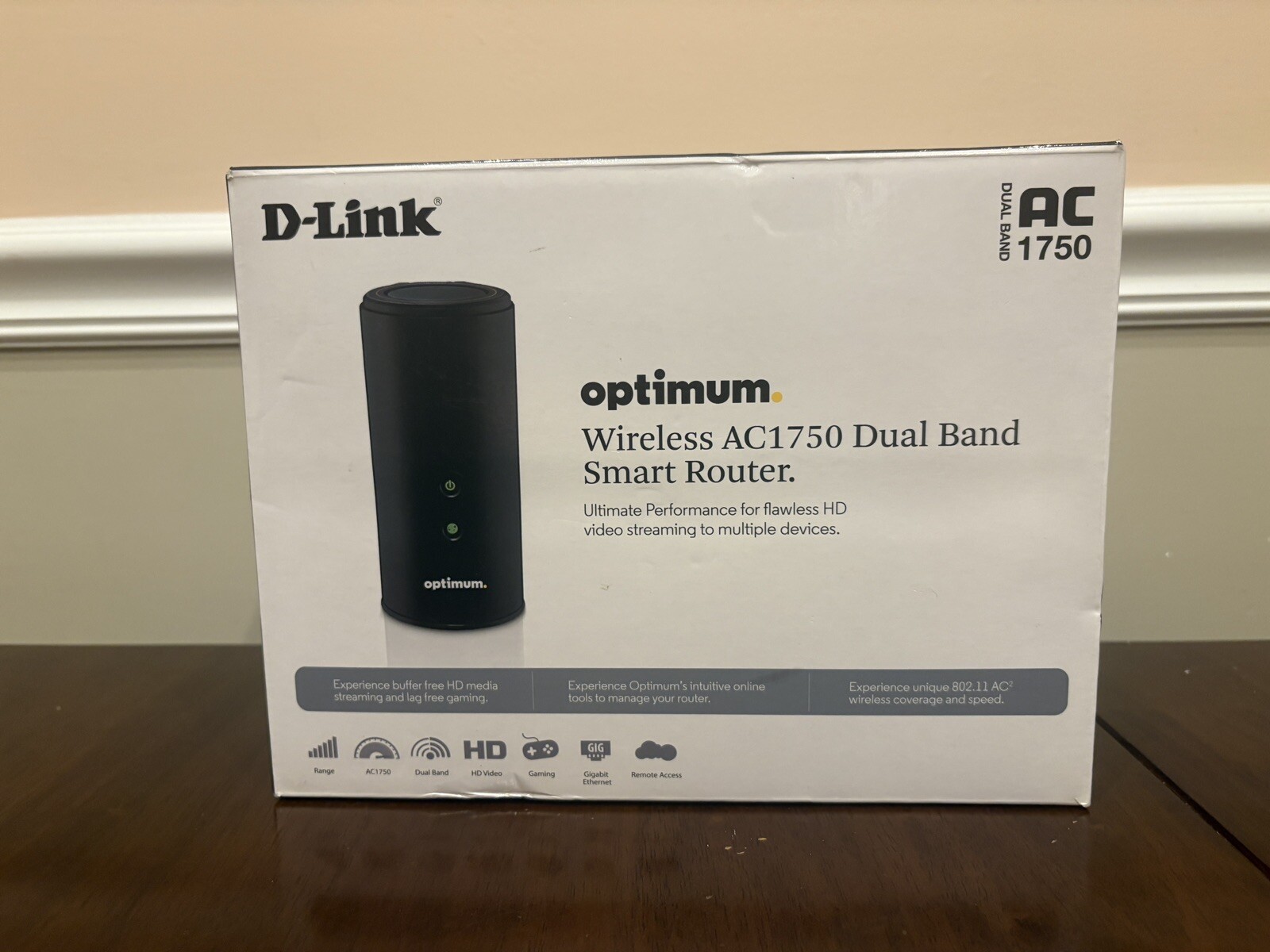 D-Link Optimum Wireless AC1750 Dual Band Smart Router speed-up to 1750 Mbps